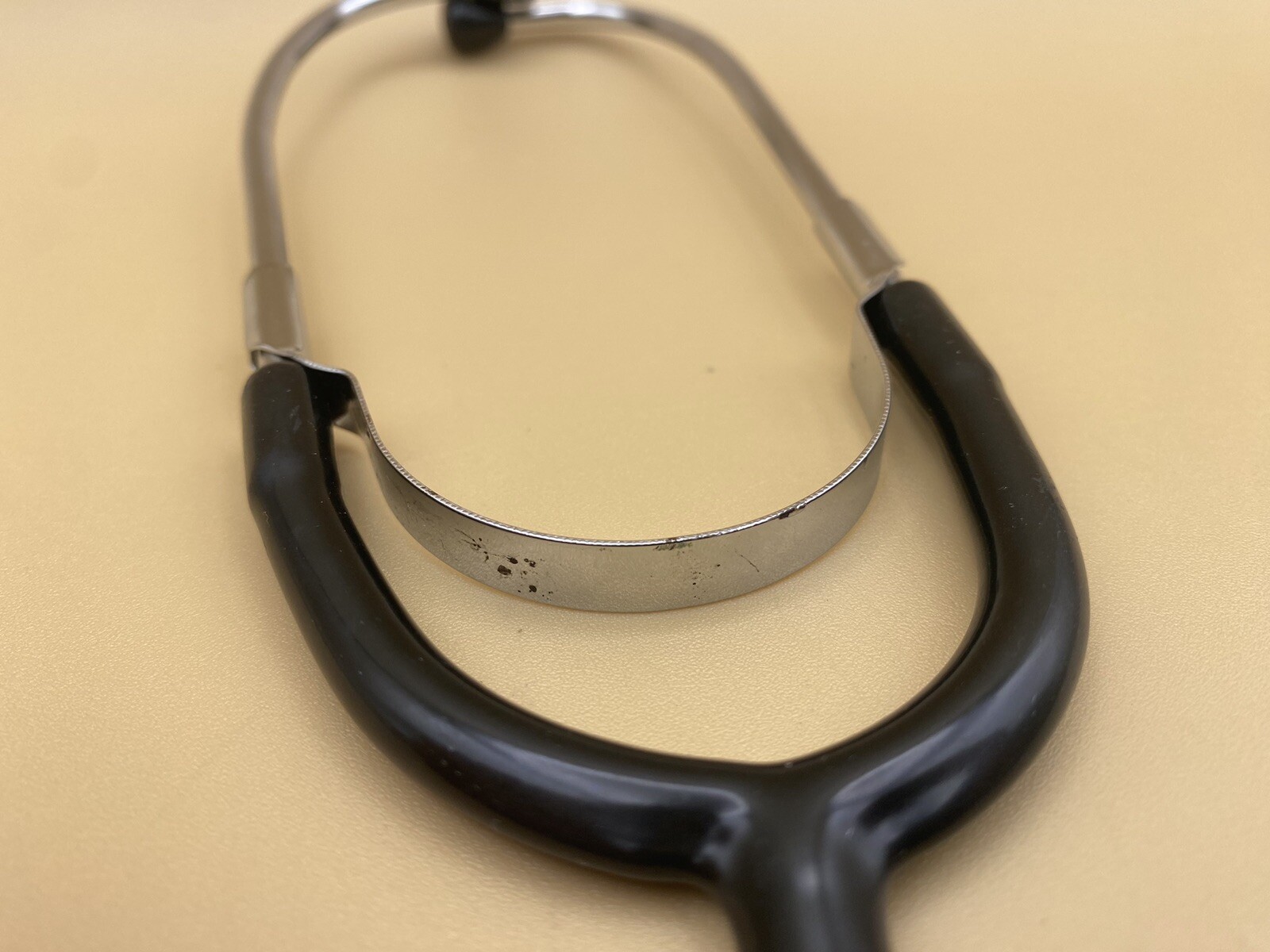 Unbranded Traditional Acoustic Functional Single Head Stethoscope | Black