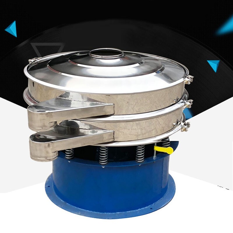 220V47” Vibrating Screen Auto Sifter Shaker with 20/80/100 Mesh Screen 1100lb/h