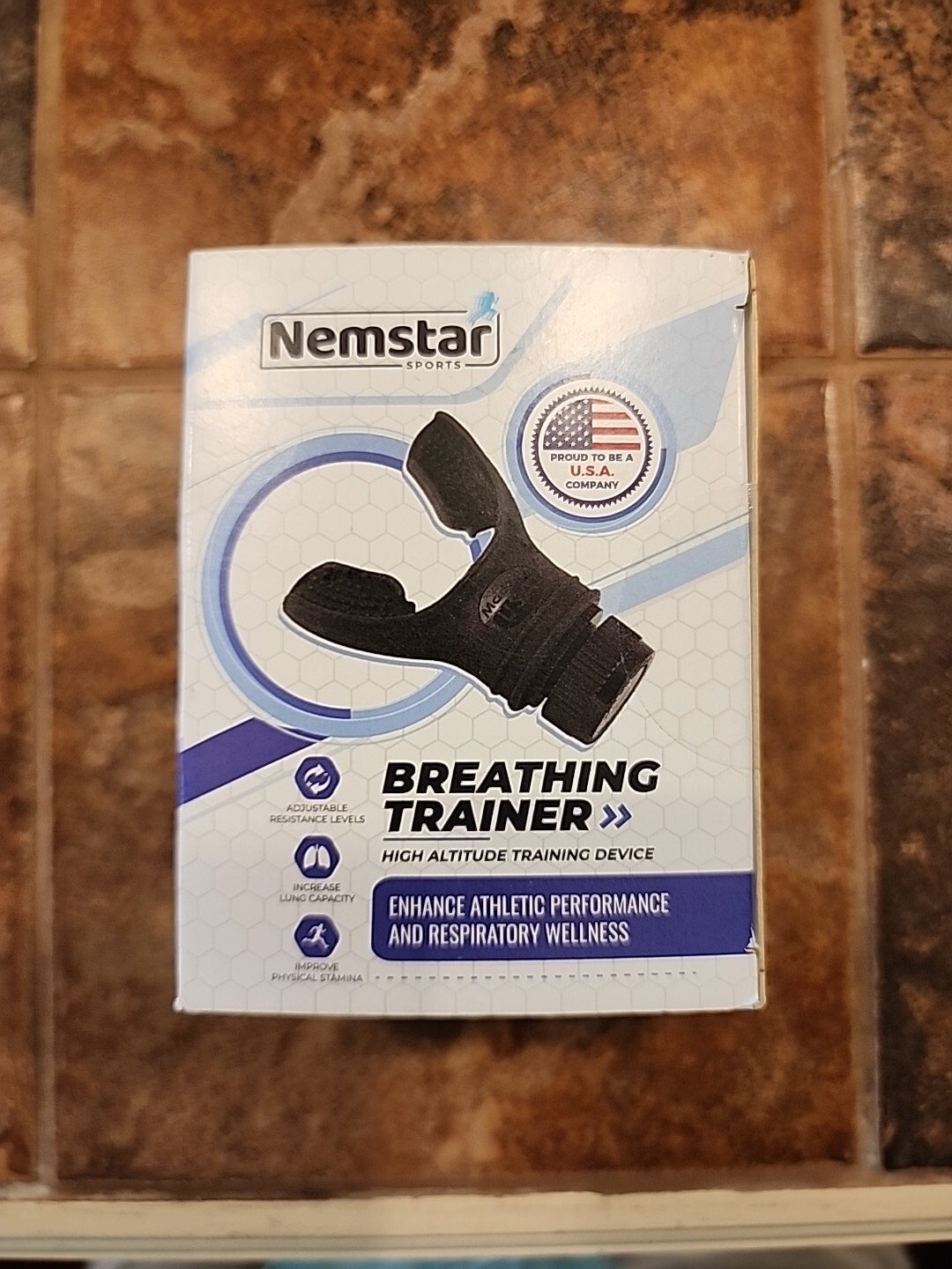 Breathing Exercise Device Lung Muscle Trainer Spirometer Respiratory Therapy New