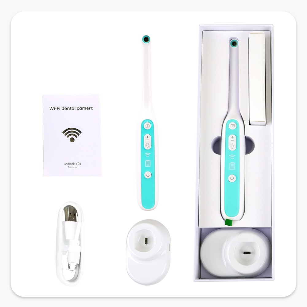 2MP HD WIFI Intraoral Inspection Endoscope camera Wireless HD 8 LED Lights New