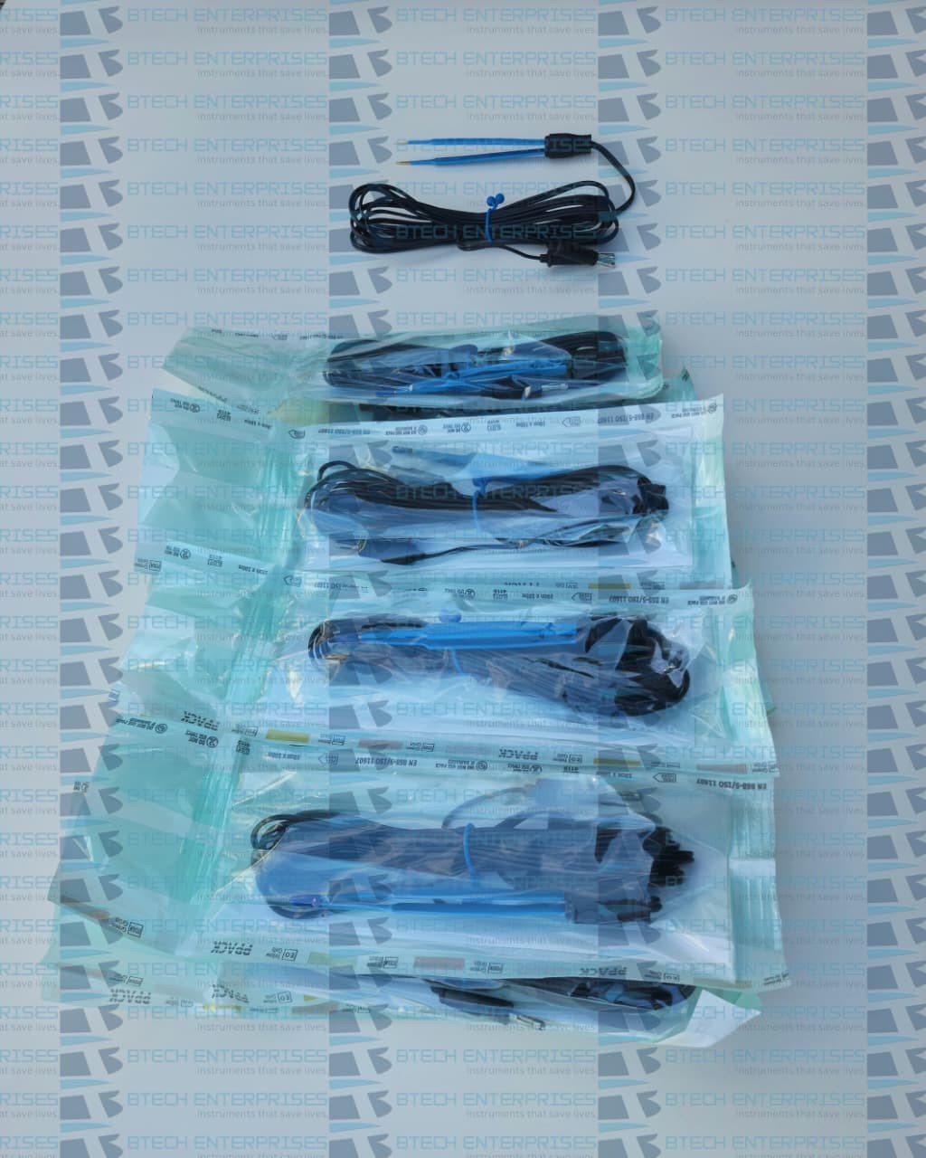 Disposable Non Stick Bipolar McPherson Forcep Electrosurgical Sterile Pack of 12