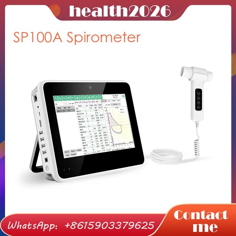 Digital Spirometer Handheld Lung Function Tester Pulmonary Device