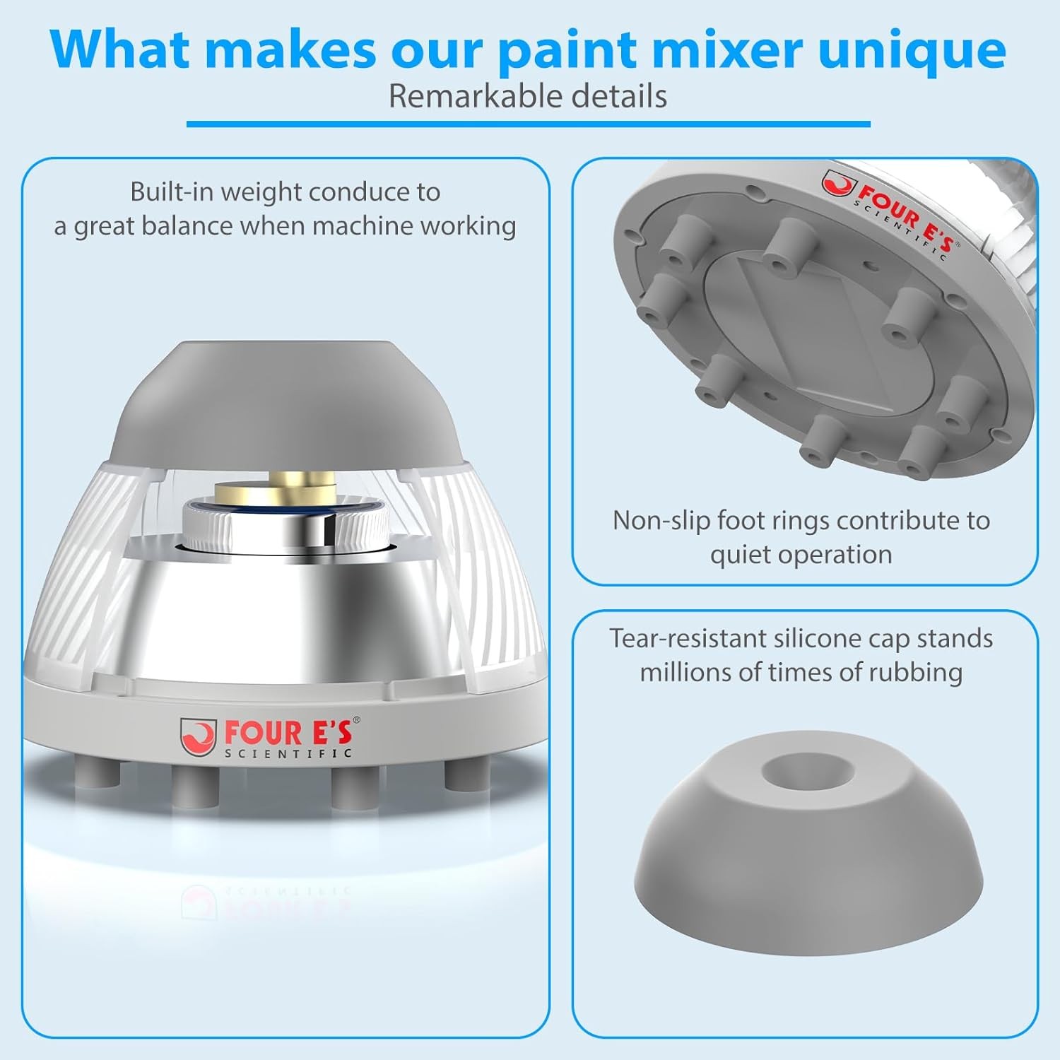 5000RPM Mini Vortex Shaker Lab Mini Mixer Paint Shaker for Paints Nail Polish US