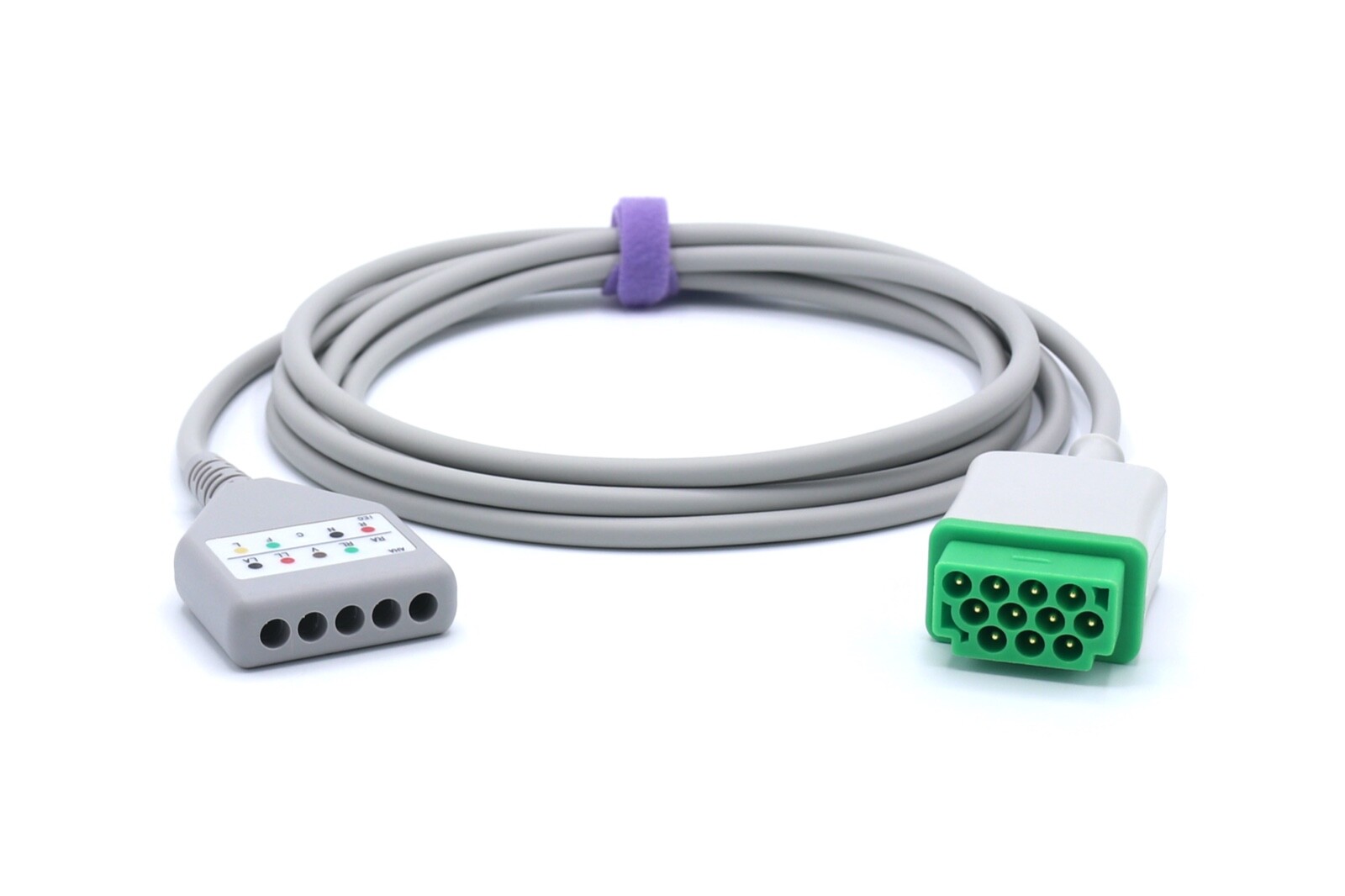 GE Marquette Compatible ECG Trunk Cable 5 Leads – Same Day Shipping
