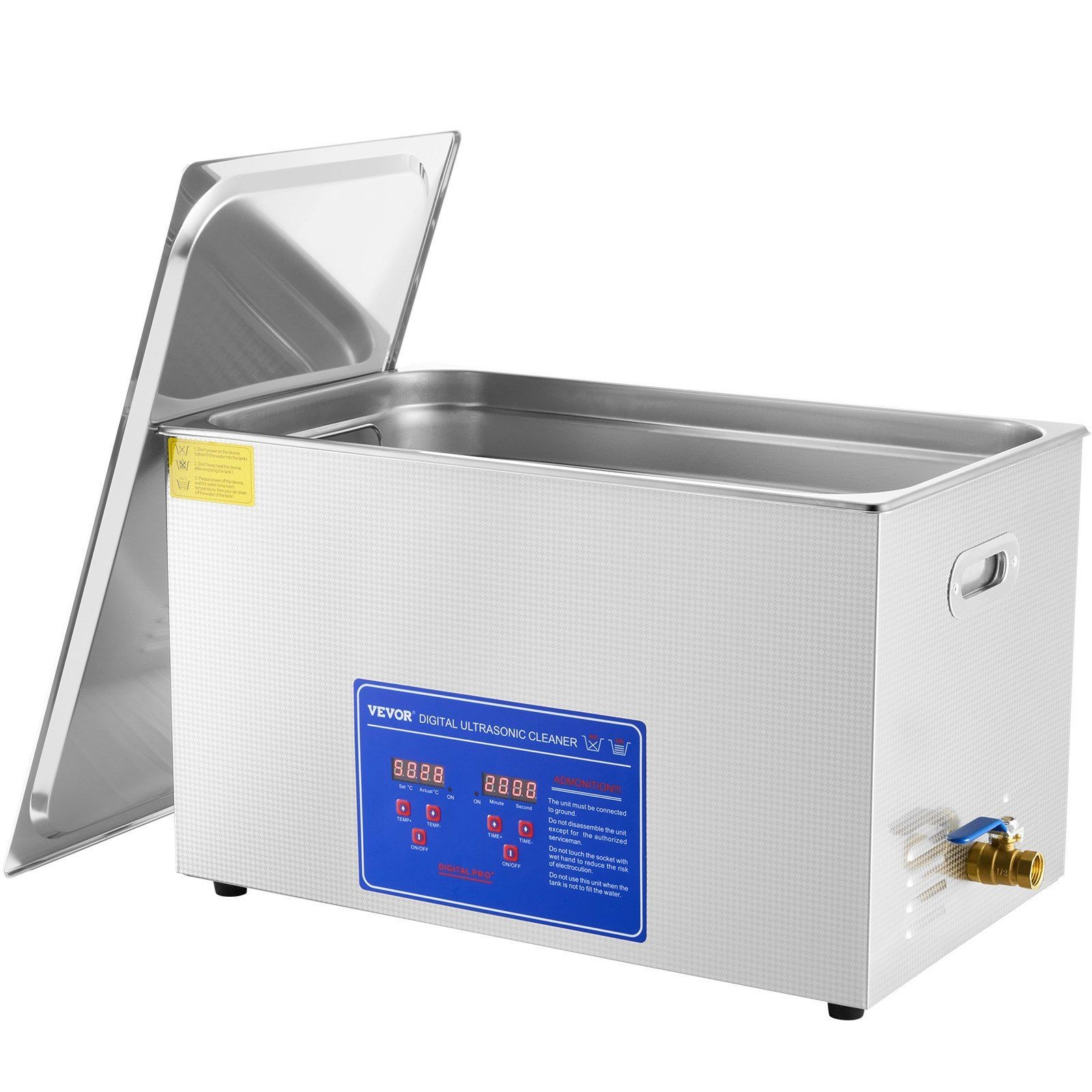 Digital Output Ultrasonic Cleaner 30L 40kHz SUS304 Tank