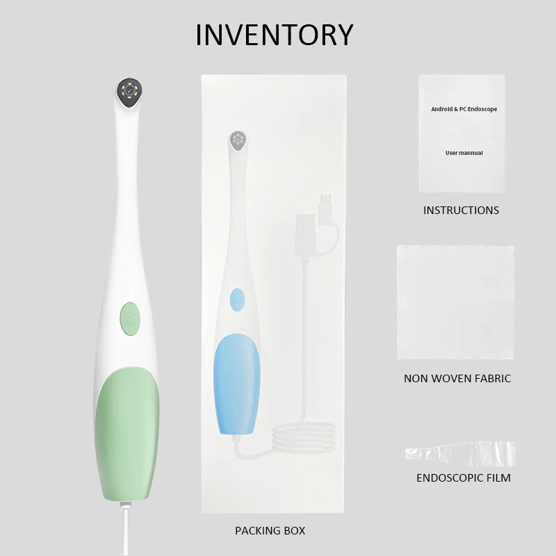 Dental Camera 1080p HD Oral Intraoral Endoscope Adjustable 6 LED Light USB hnk