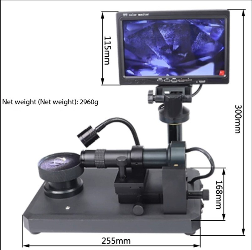 High Definition Diamond Gauge Electron Microscope GIA Laser Viewer