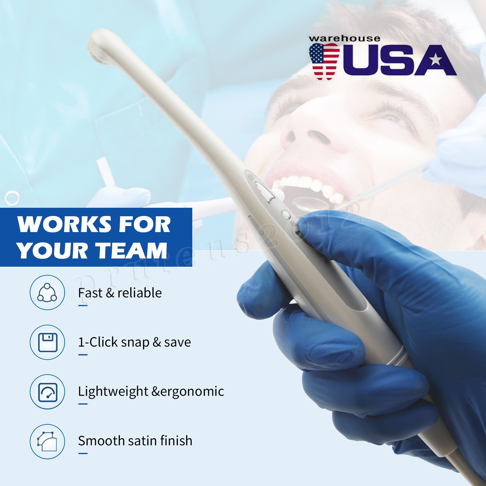 (USB 2.0) Dental Intraoral Camera Imaging Unit