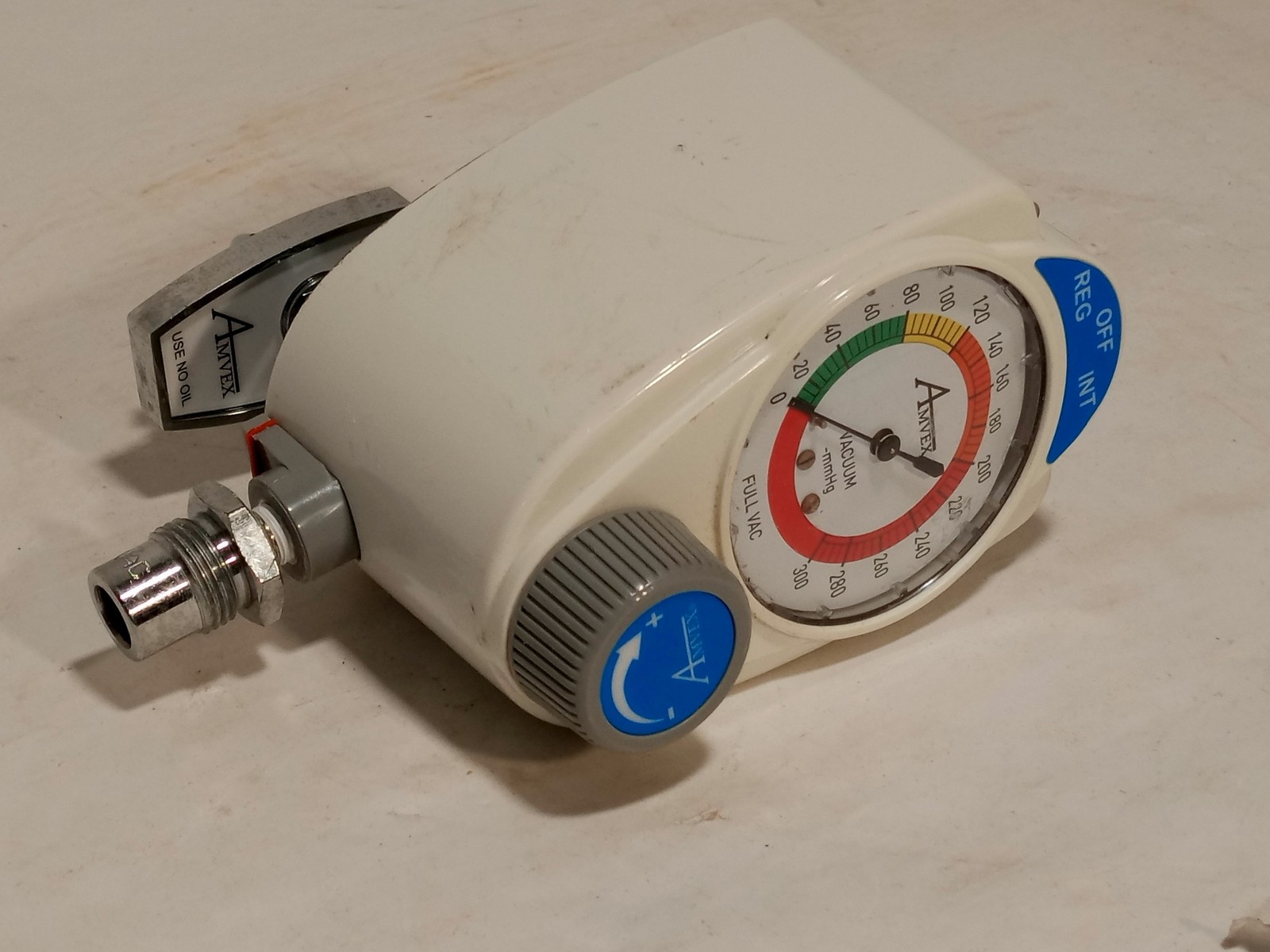Amvex CA Vacuum Suction Regulator VR-CI Series 300mmHg Continuous Intermittent