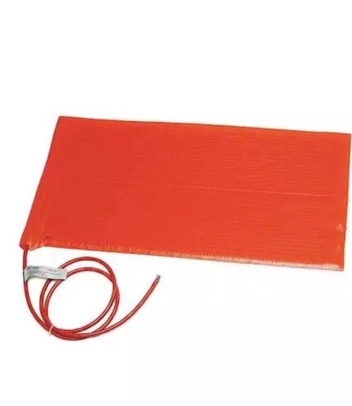 Briskheat Srl12121p Heating Blanket, Silicone Rubber, 120V, 360W, 12″W X 12″L,