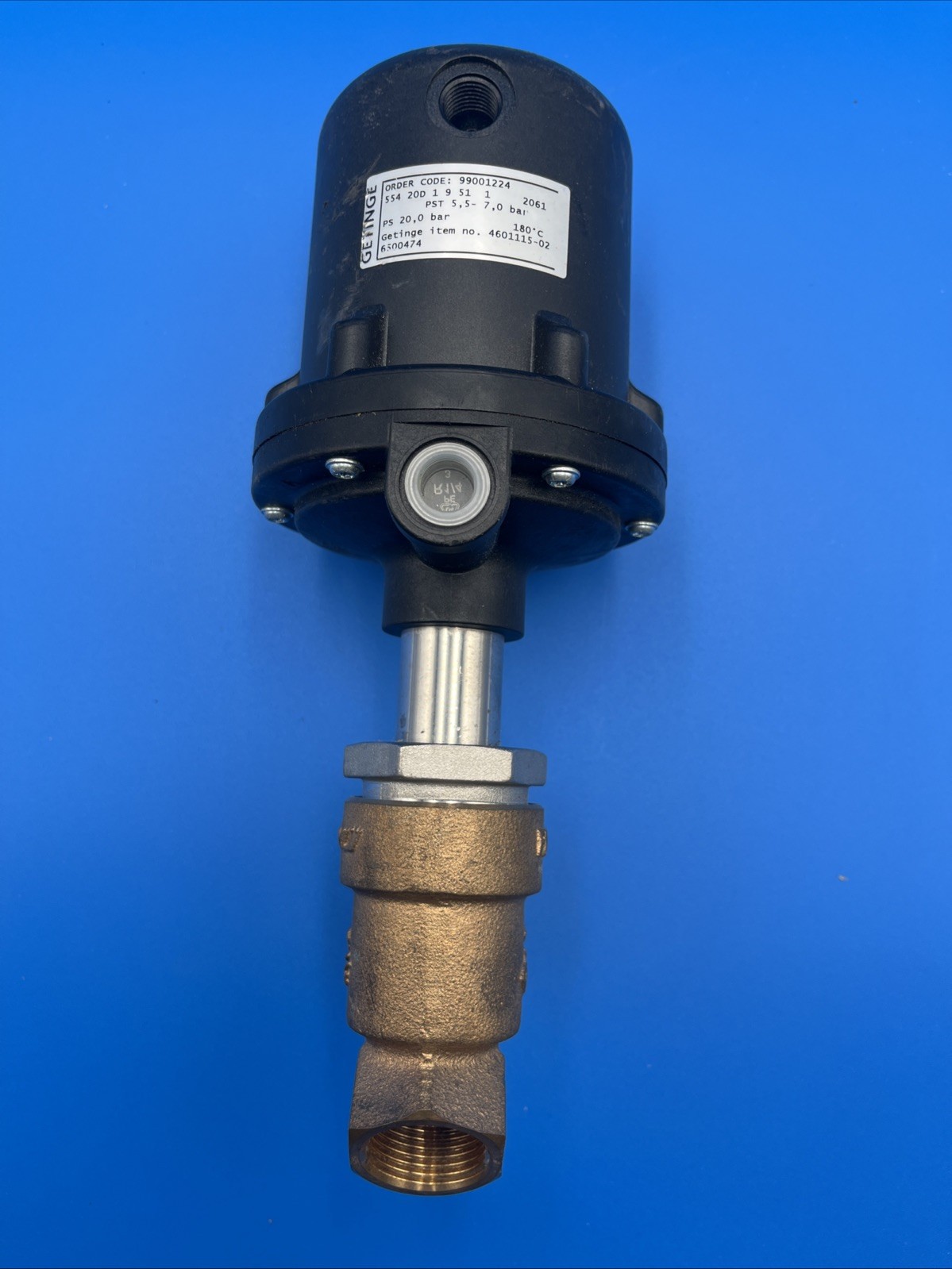 Getinge Valve 4701115-02 6500474 GEMU 554 20D 1 9 51 1. 3/4 In.