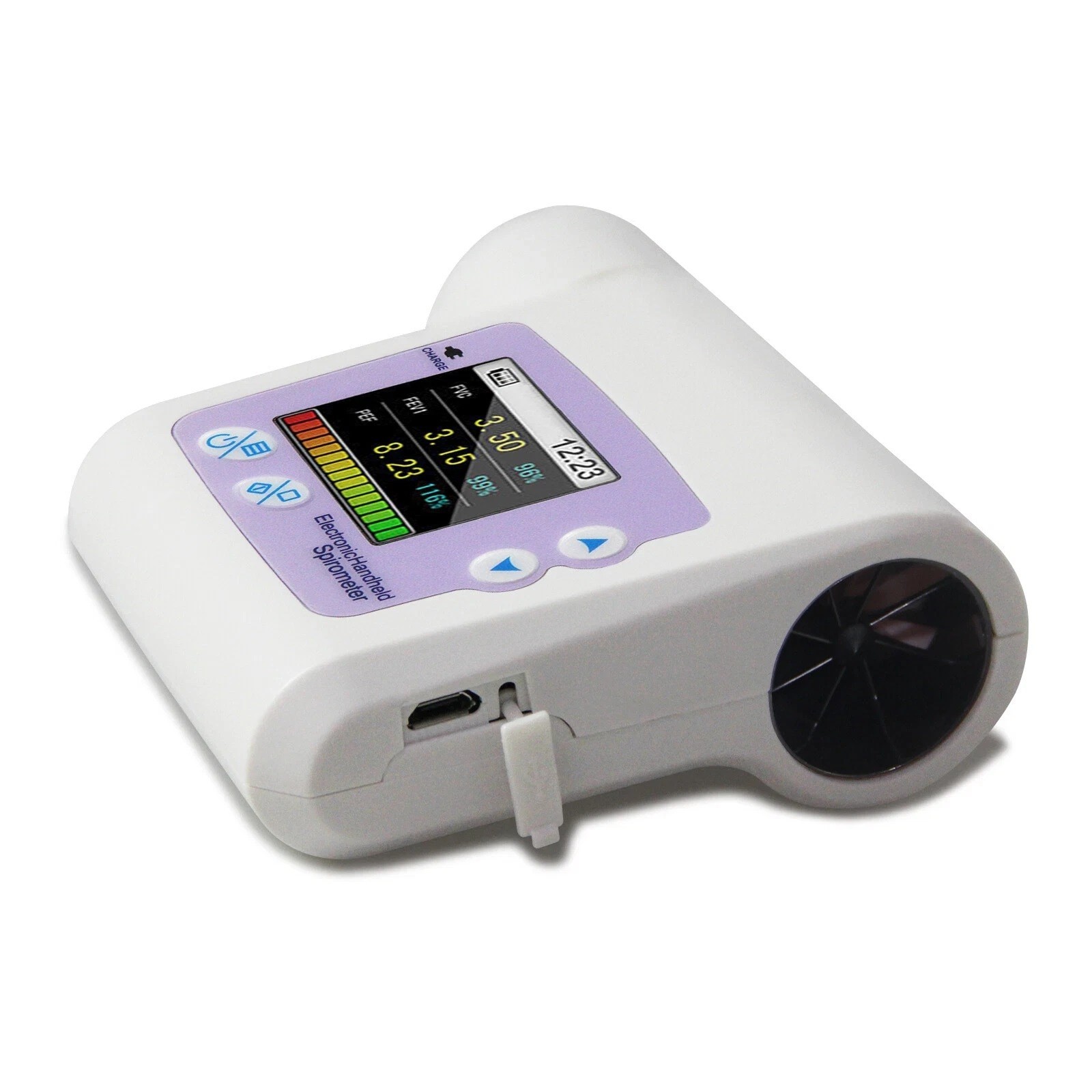 Digital Spirometer Lung Breath Diagnostic Vital ograph SP10 FREE PC Software