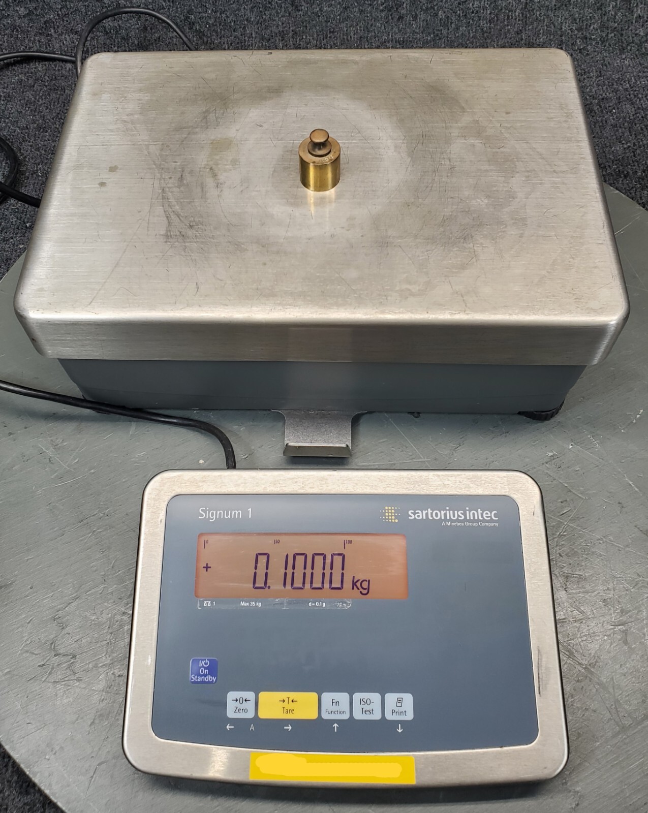 SARTORIUS SIWSDCP-V19 SIGNUM 1 SUPREME SCALE 35 kg x 0.1 g