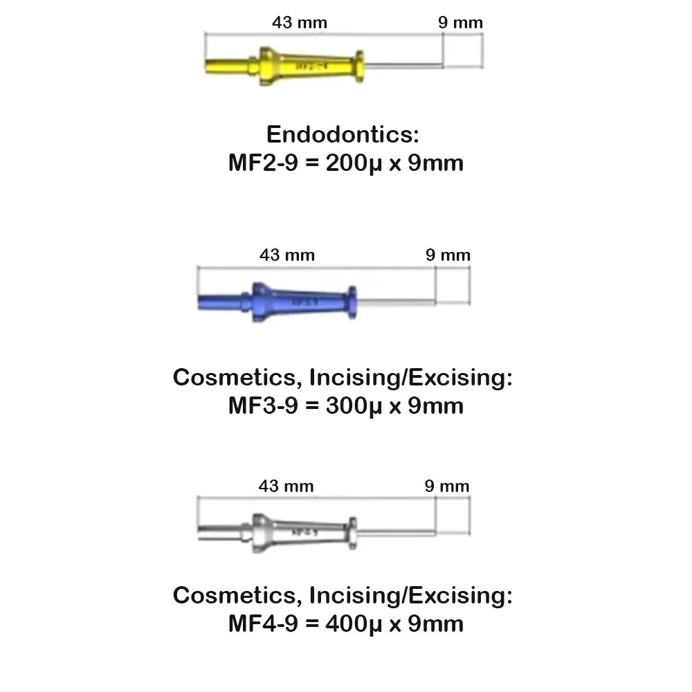 Woodpecker Dental Diode Laser Tips for LX16 and LX16 Plus Laser Device MF2 MF3