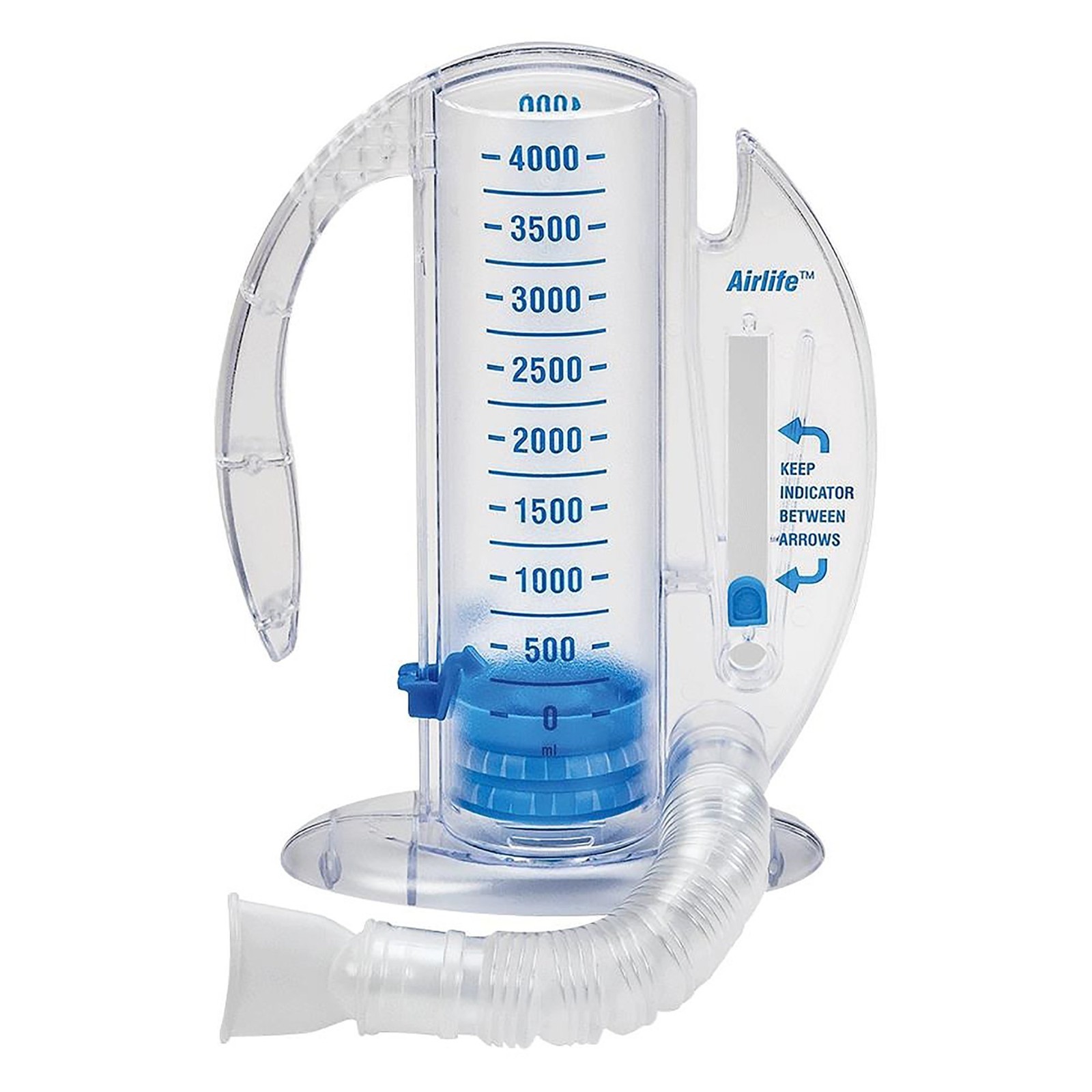 AirLife™ (001901A) Incentive Spirometer with One-Way Valve 4000mL, 12/Case