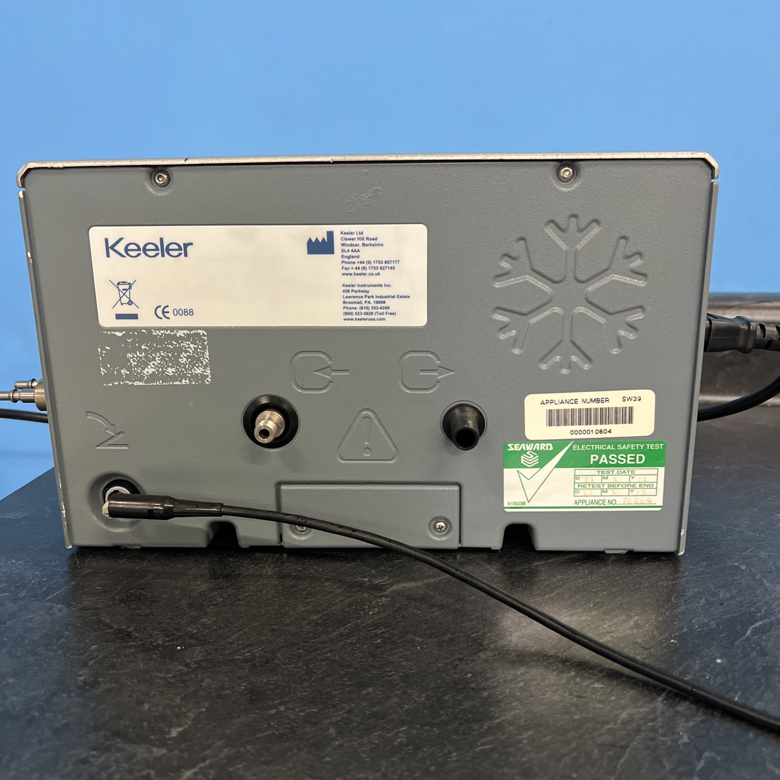 Keeler Cryomatic Console 2509-P-1000 w/ Foot Pedal