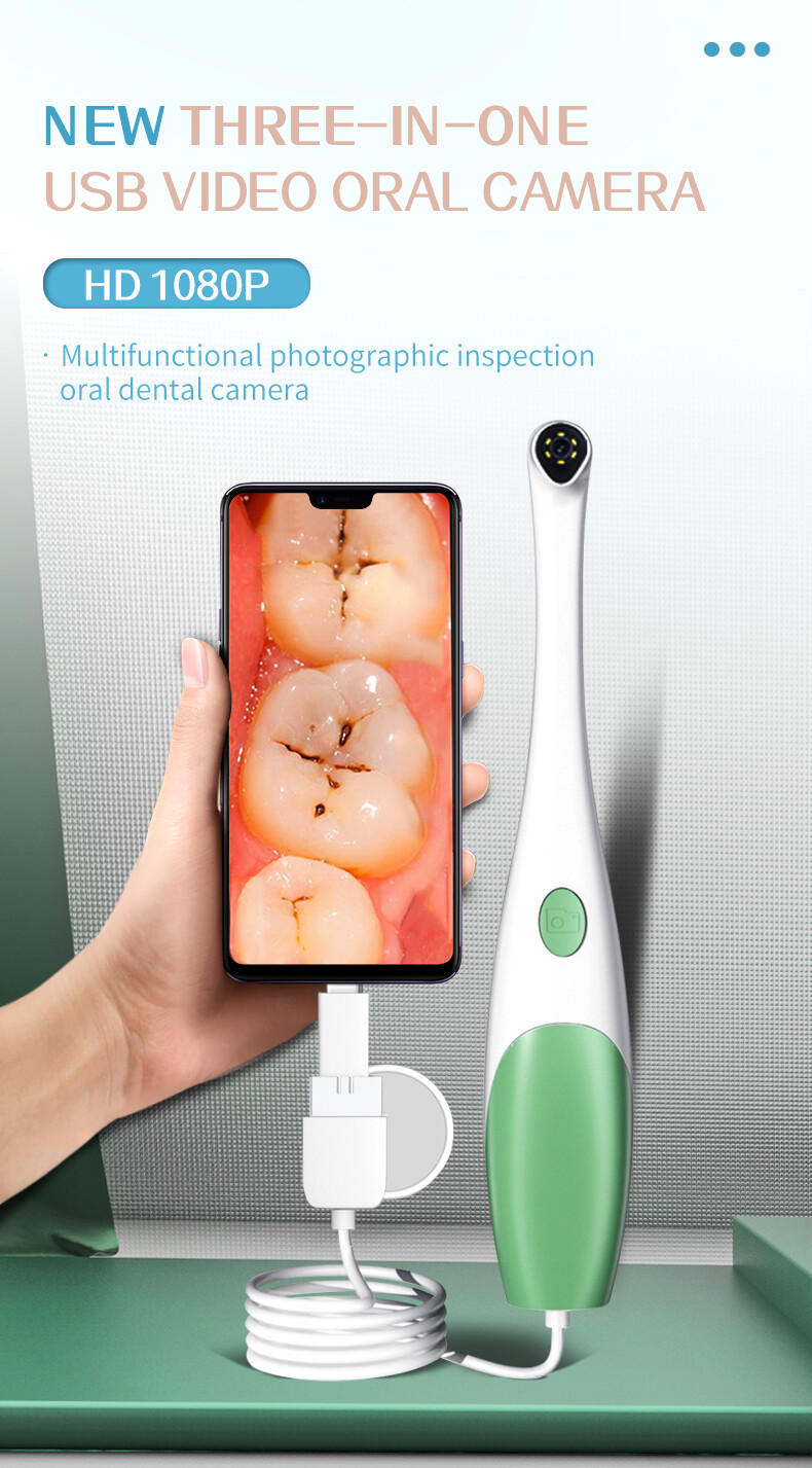 Dental Intraoral Camera 6 LED Light Digital Imaging Intra Oral Endoscope Android