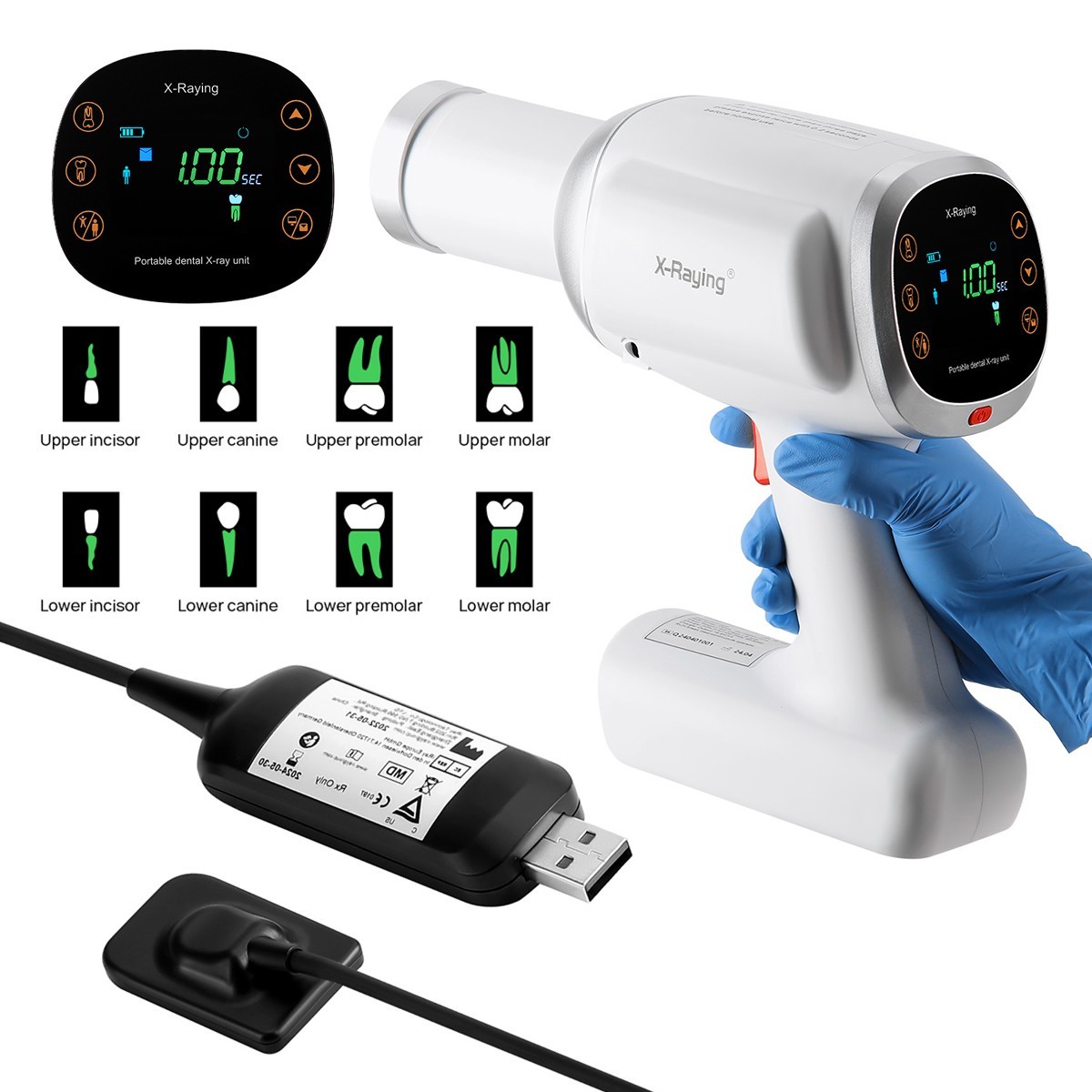 Dental X Mobile Unit System Ray Digital Machine High Frequency No Shield/Sensor
