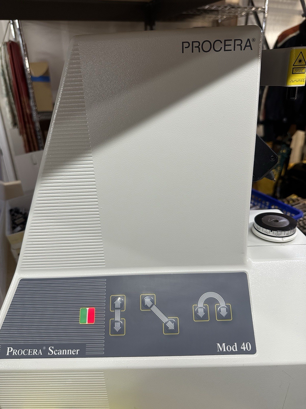 Nobel Biocare Procera Dental Lab Scanner Mod 40 With Case And Attachments *Read*