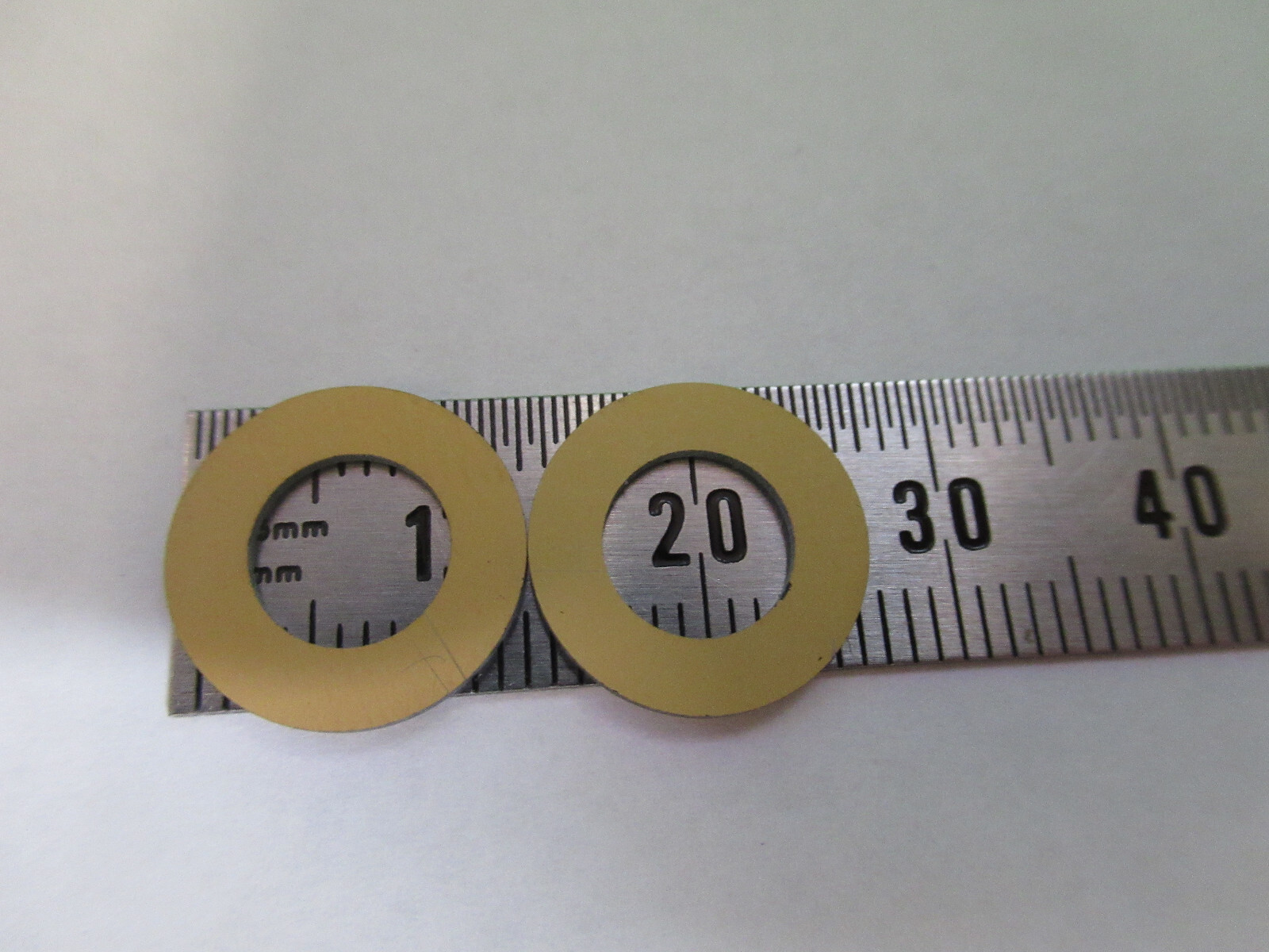 BLANK PIEZOELECTRIC pair QUARTZ CRYSTAL X-CUT GOLD PLATED PIEZO SENSOR AL-B-16