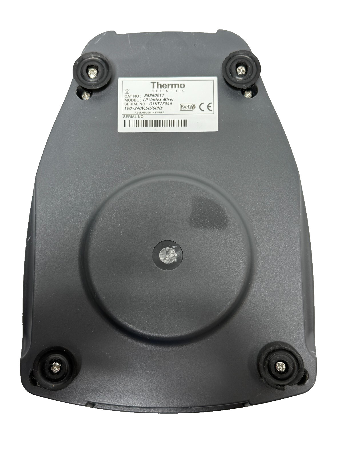Thermo Scientific 88880017 LP Vortex Mixer 0-3000rpm 100-240V 50/60Hz