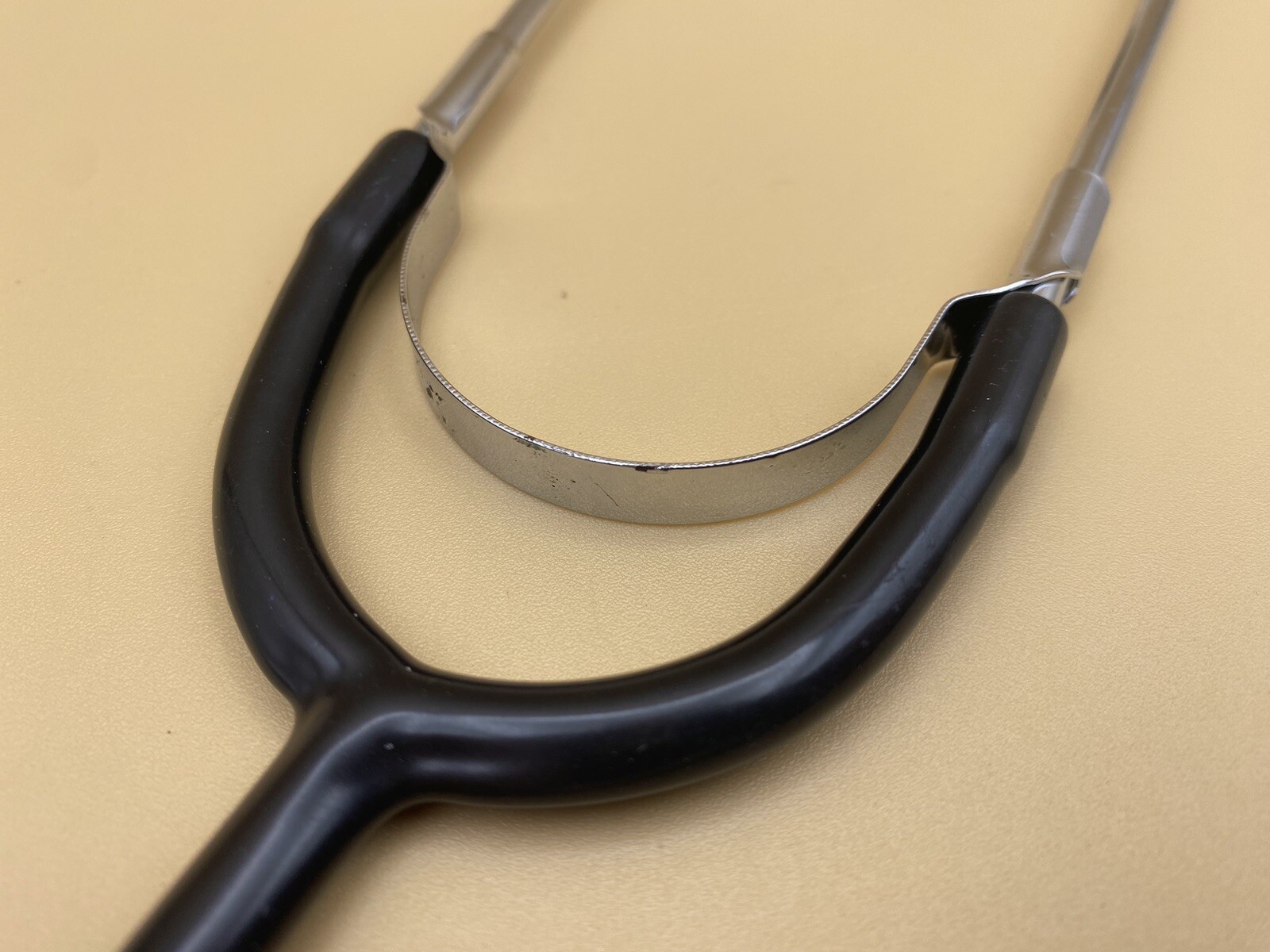 Unbranded Traditional Acoustic Functional Single Head Stethoscope | Black