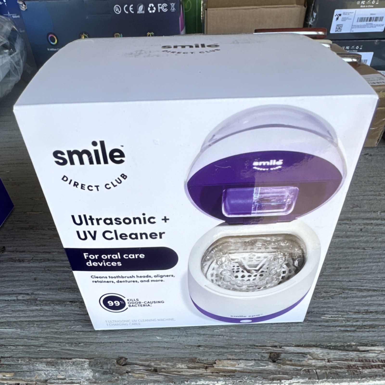 Smile Direct Club Smile Spa Ultrasonic + UV Cleaner Dental Cosmetology