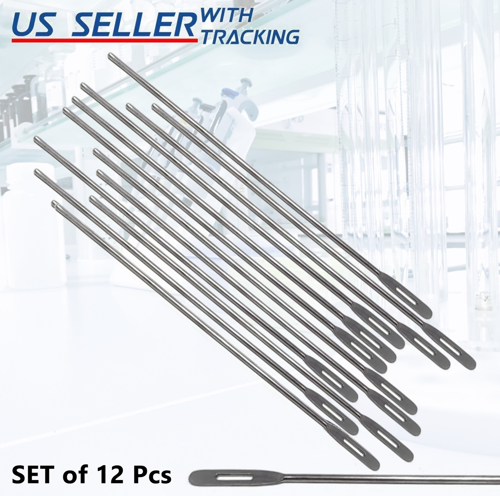 Stainless Steel Probe With Eye Malleable Ophthalmic Probes Surgical Instruments