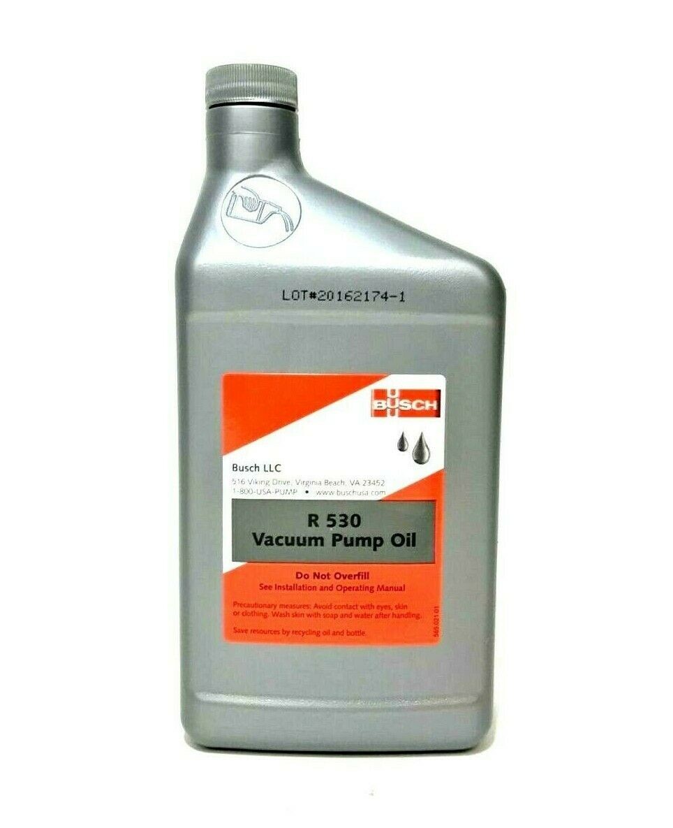 Busch R-530 Vacuum Pump Oil 1 Quart Bottle for Vacuum Pumps
