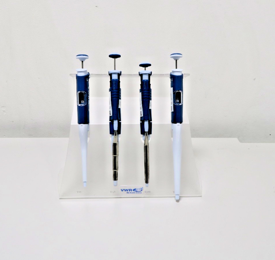 VWR Single Channel Pipettes with Stand