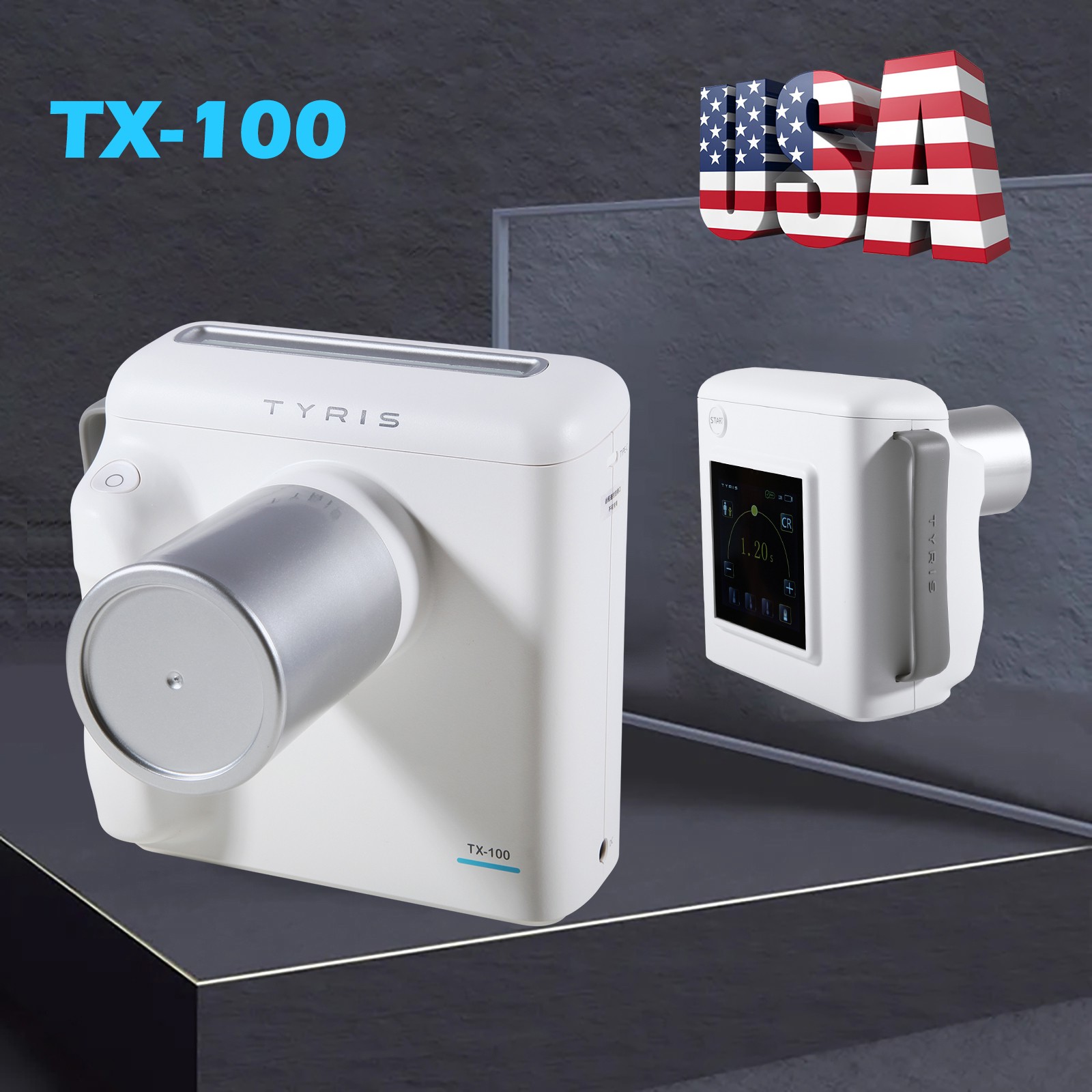 Dental Portable X Mobile Ray Machine Unit Digital High Frequency no Shield USA
