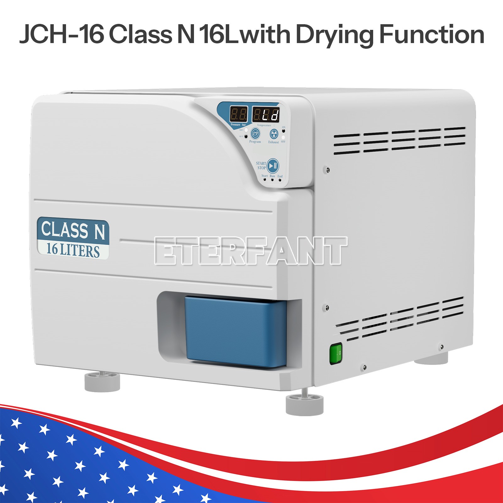 Dental Class N Autoclave Steam Sterilizer High Temperature 16L/18L/23L