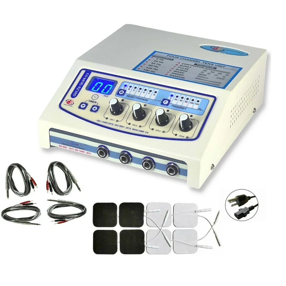 New 4 Channel Electrotherapy Machine Physical Therapy Machine Unit