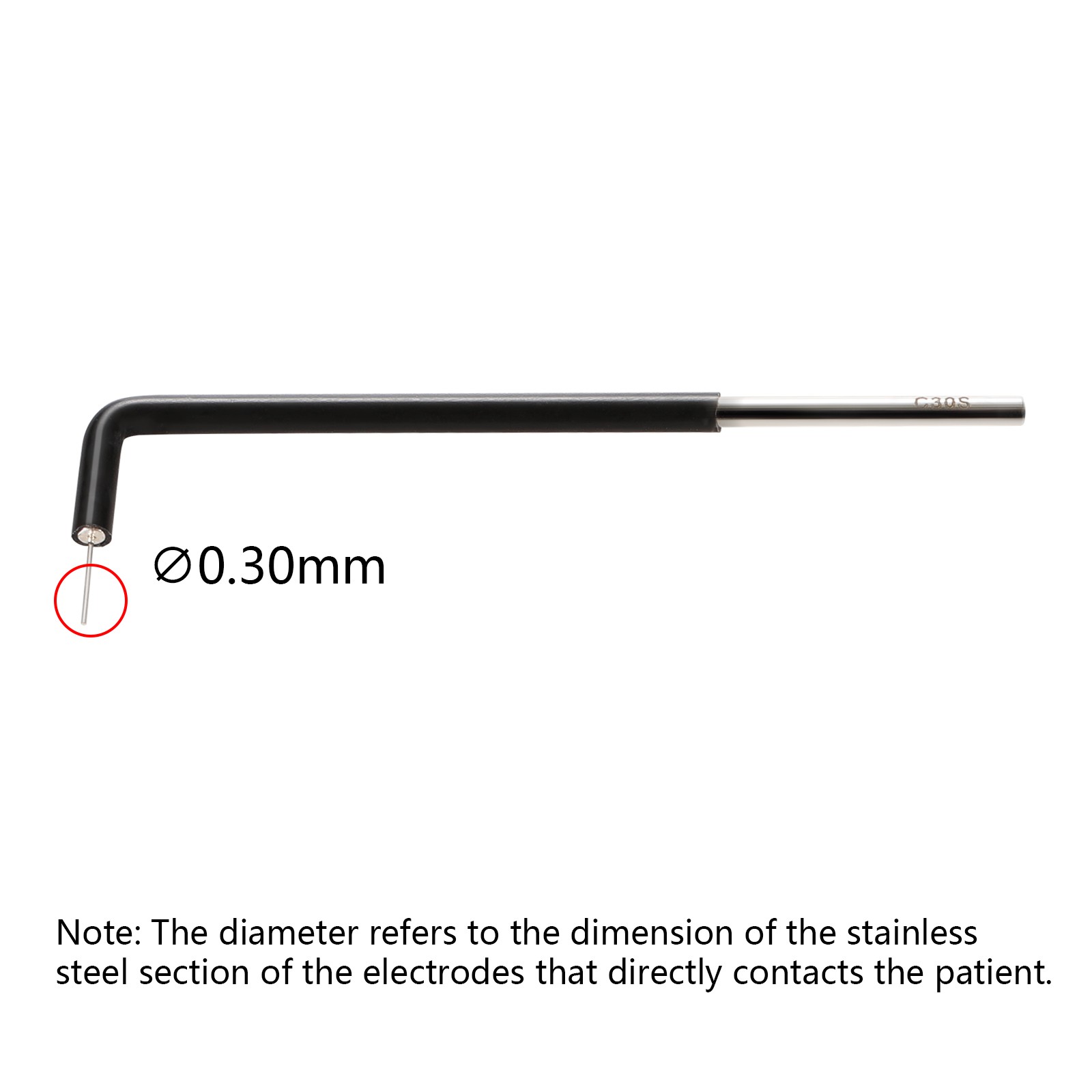 7PCS Dental Electrodes Reusable Tips Stainless Steel for Electrosurgery Unit