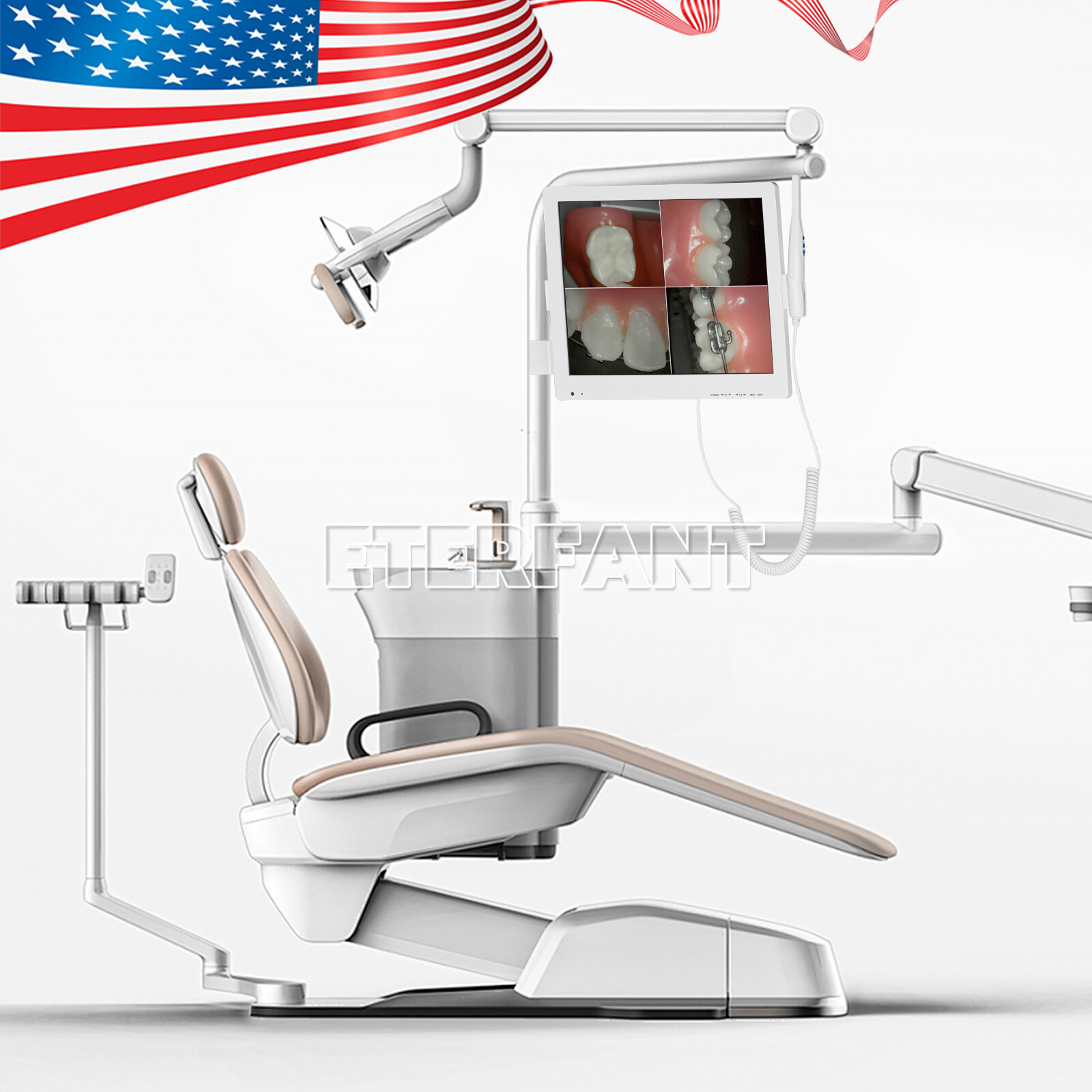 Dental 17” Intra Oral Camera 6Pcs LED High-definition Macro Lens/Protect Covers