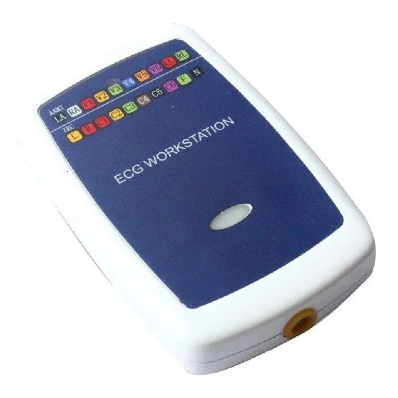 12-Lead Resting ECG Workstation Digital EKG Recorder with Free PC Software