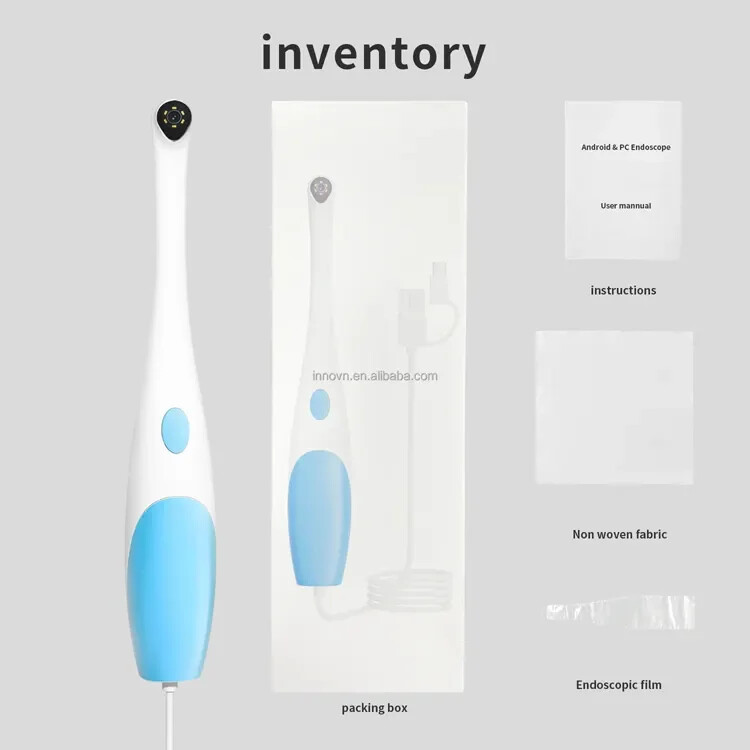 Dental Camera 1080p HD Oral Intraoral Endoscope Adjustable 6 LED Light USB hnk