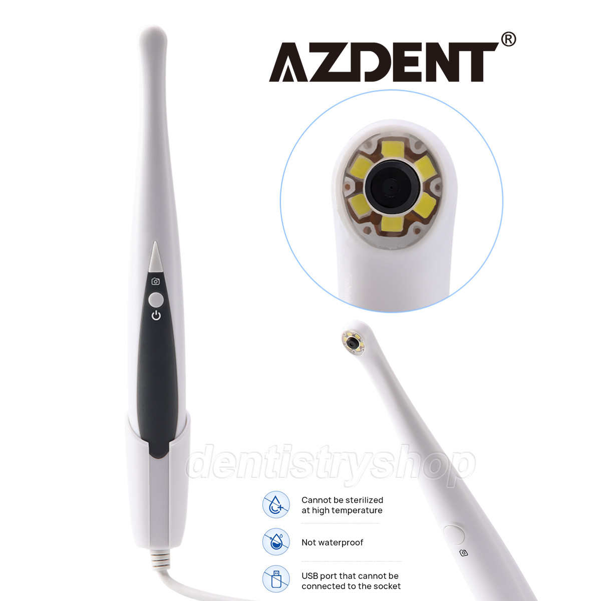 AZDENT Dental Automatic Intraoral Camera USB Digital Imaging Intra Oral Camera