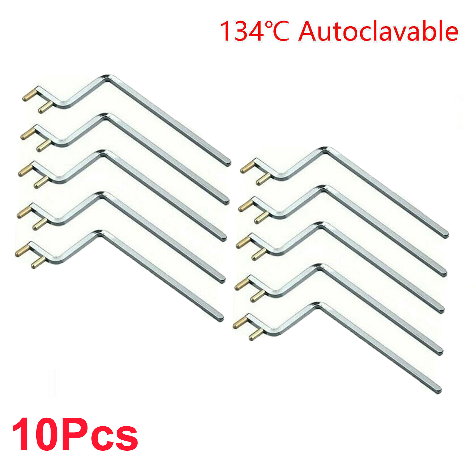 10 Pcs Dental XCP Posterior Metal Indicator Arm X-Ray Positioning Arm – Yellow