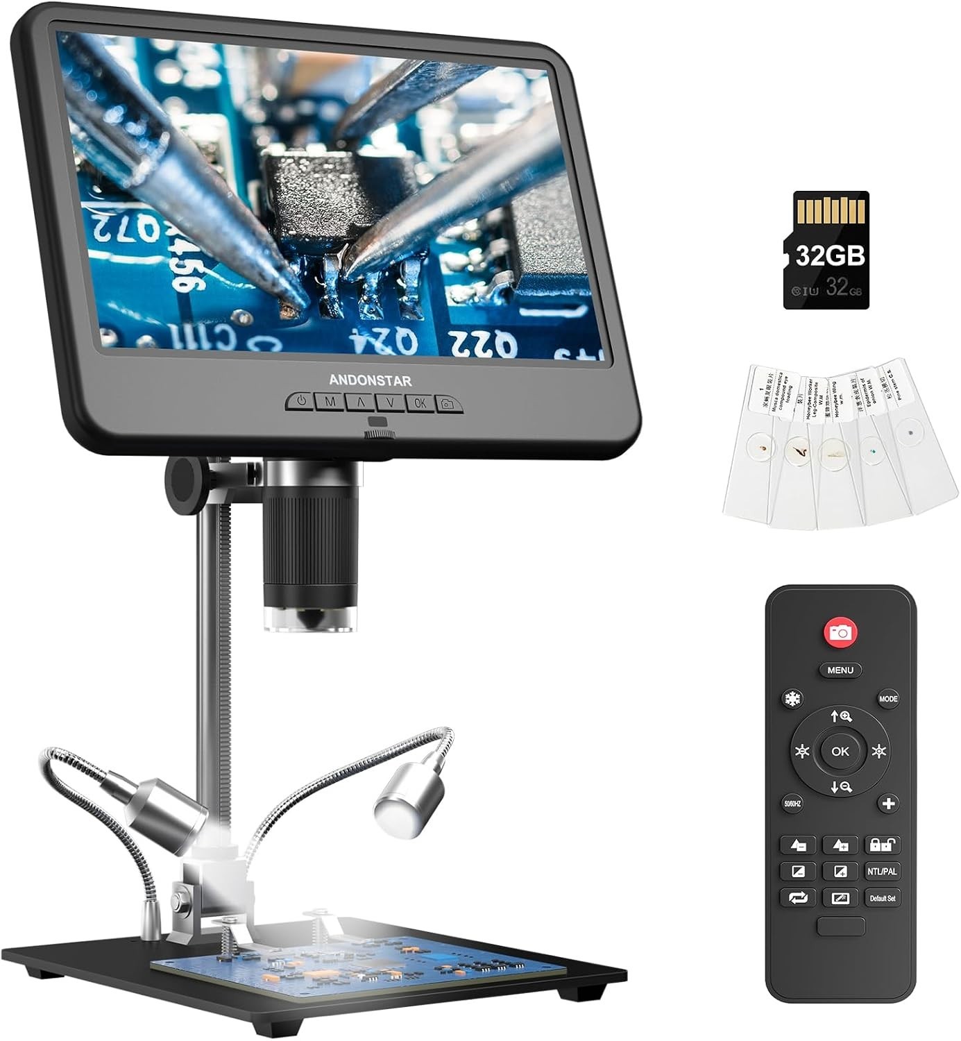 Coin Microscope Camera Kit with 10.2″ Working Distance Stand