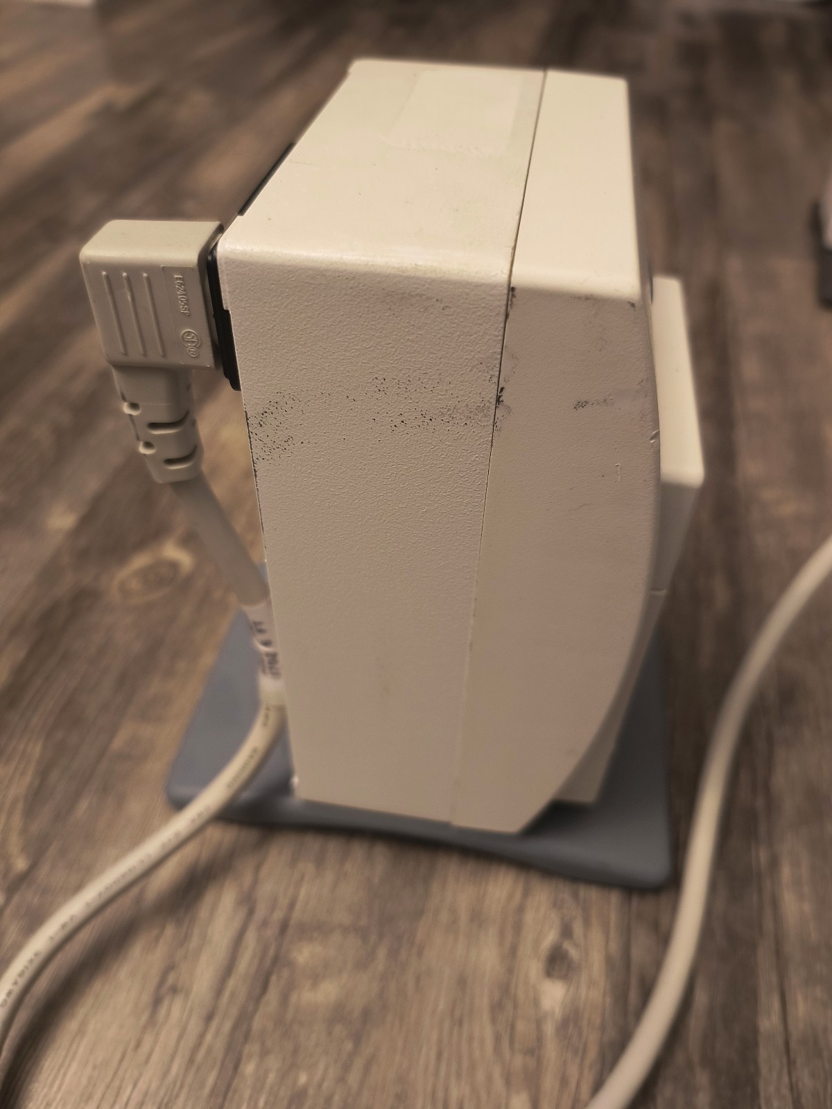 GE PRN 50‑M Thermal Recorder Printer Powers on + Mount & Power Cable