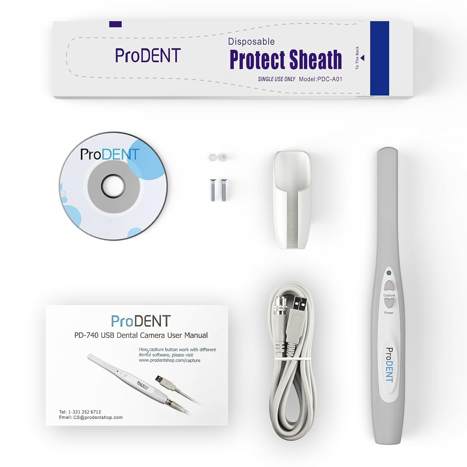 Intraoral Camera PD740, Capture Button Driver to Work with Eaglesoft, Dexis, …