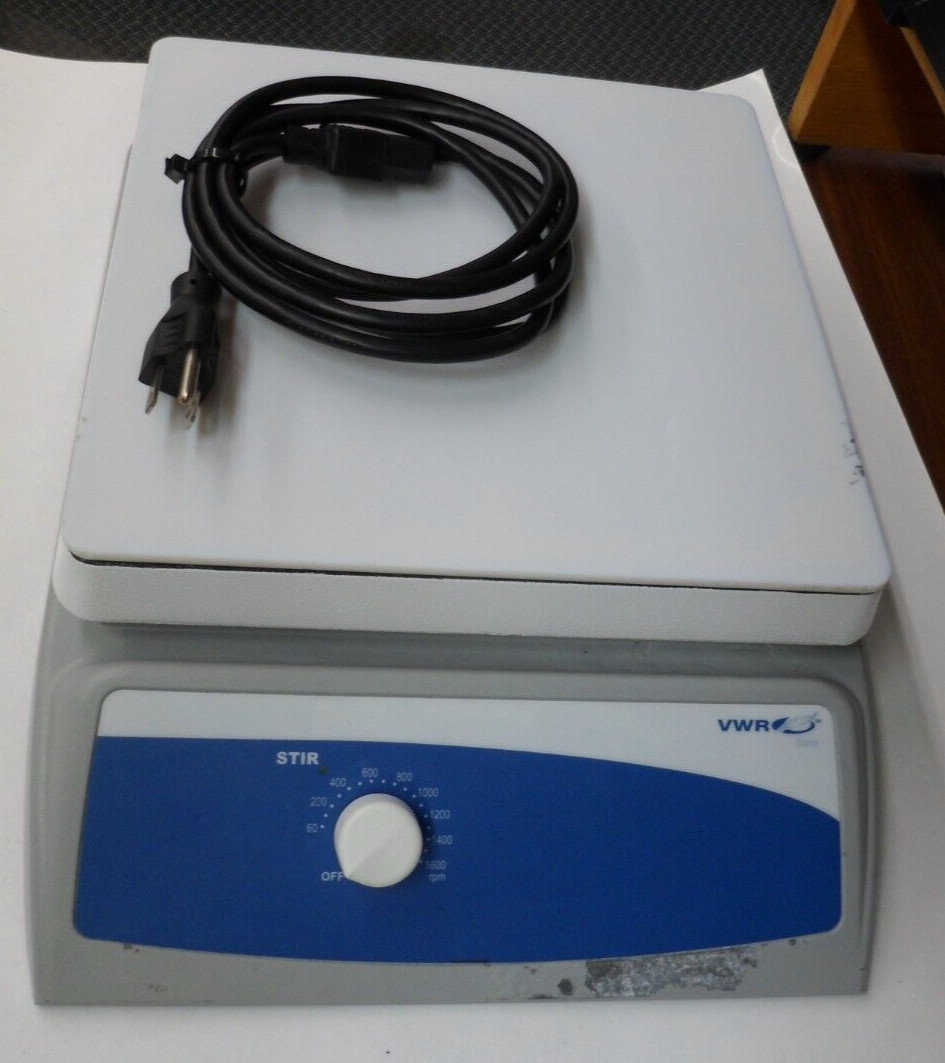 VWR 12365-416 10X10 Glass Top Magnetic Stirrer 1600rpm