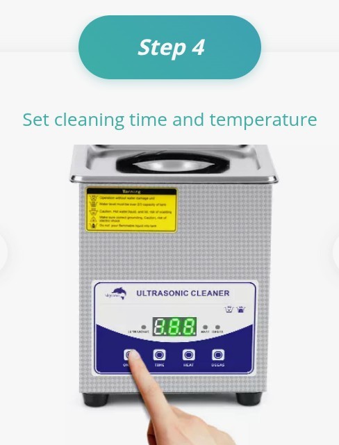 Multifunctional 2L Benchtop Ultrasonic Cleaner w/ Digital Timer, Heater & Degas