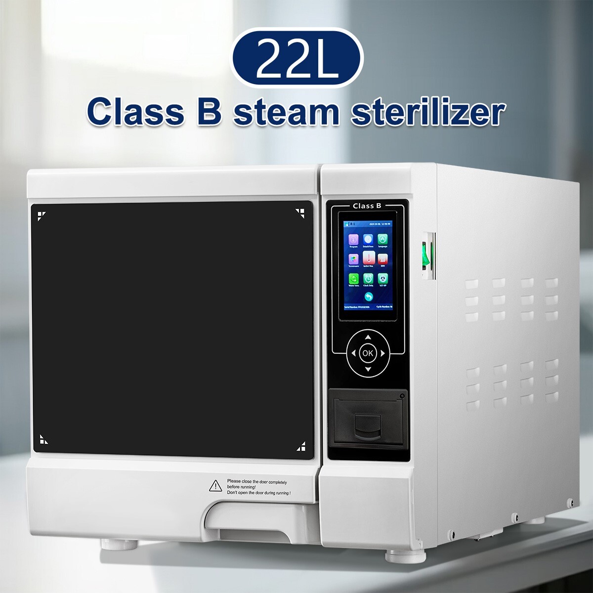 18L Dental Lab Autoclave Steam Sterilizer Automatic Sterilization Equipment US