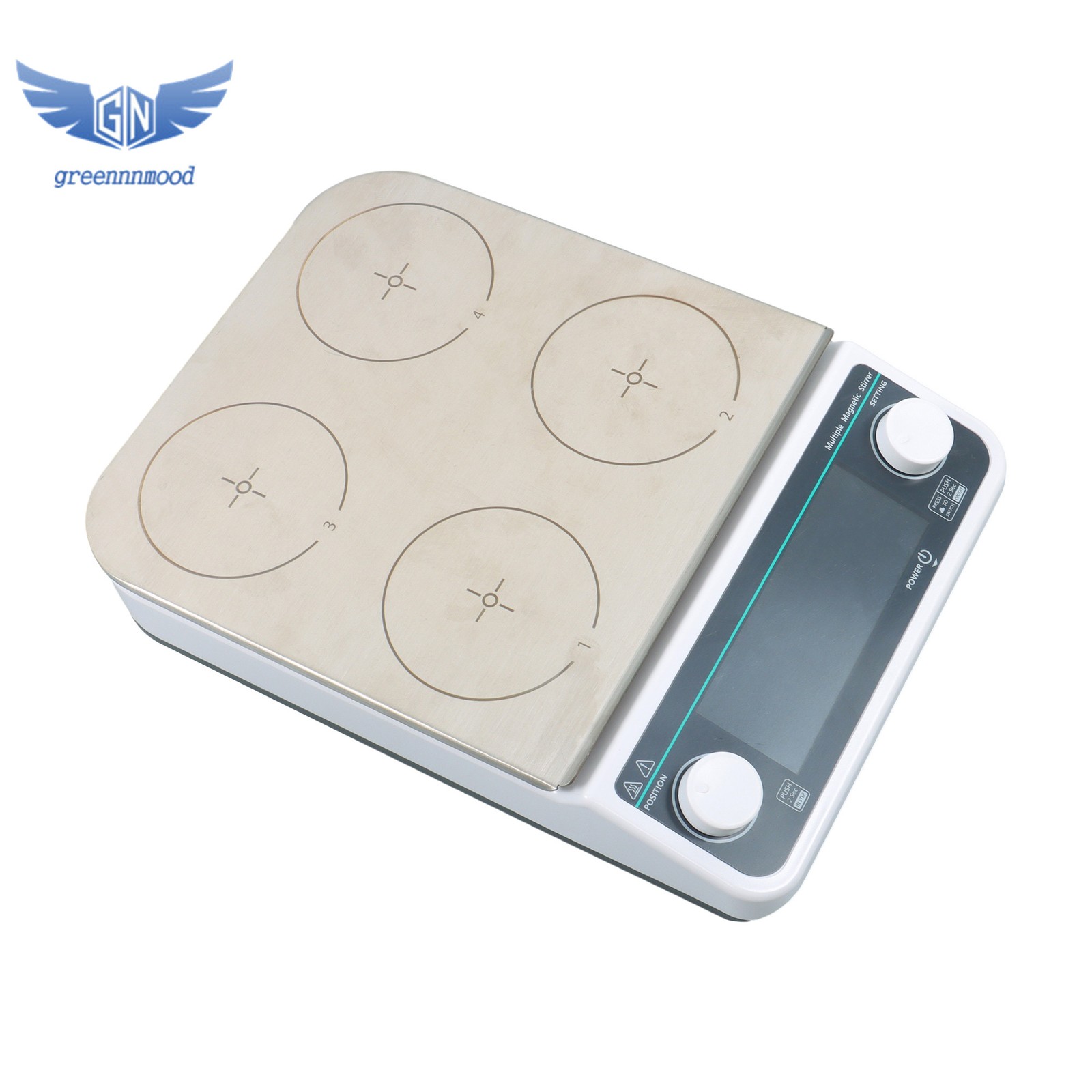4 Position Digital Magnetic Stirrer Lab Magnetic Stirrer Mixer With Heating