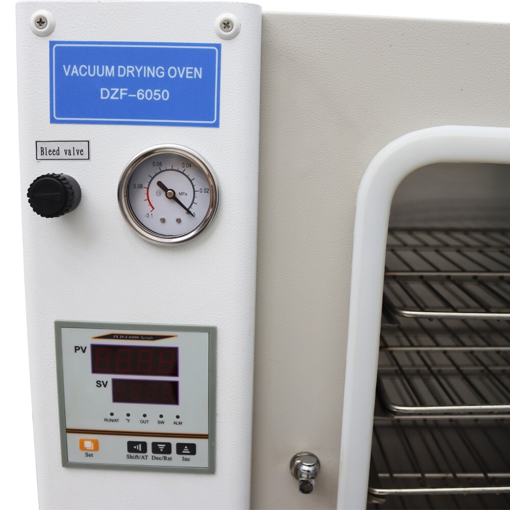 4 Shelves 1.9 Cu ft Vacuum Drying Oven Lab Electric Heating Cabinet 110V 1400W