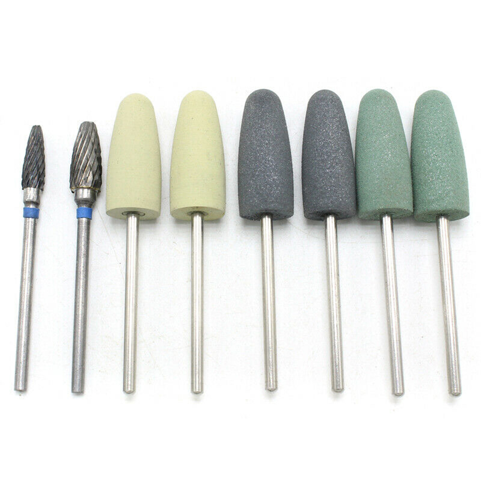 1 kit Dental Lab Burs Resin Base Hidden Denture Polishing HP Low-Speed 2.35mm