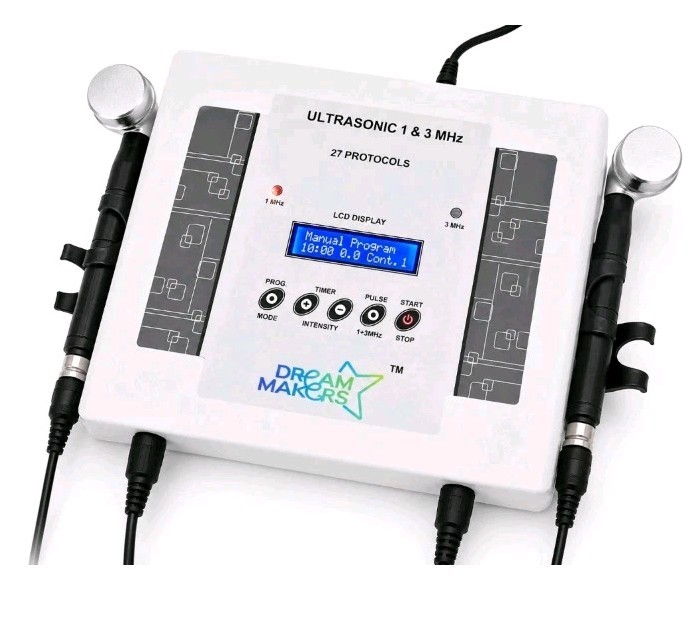New 1 Mhz & 3 Mhz Ultrasound Therapeutic Physical Pain Relief Machine Free Ship.