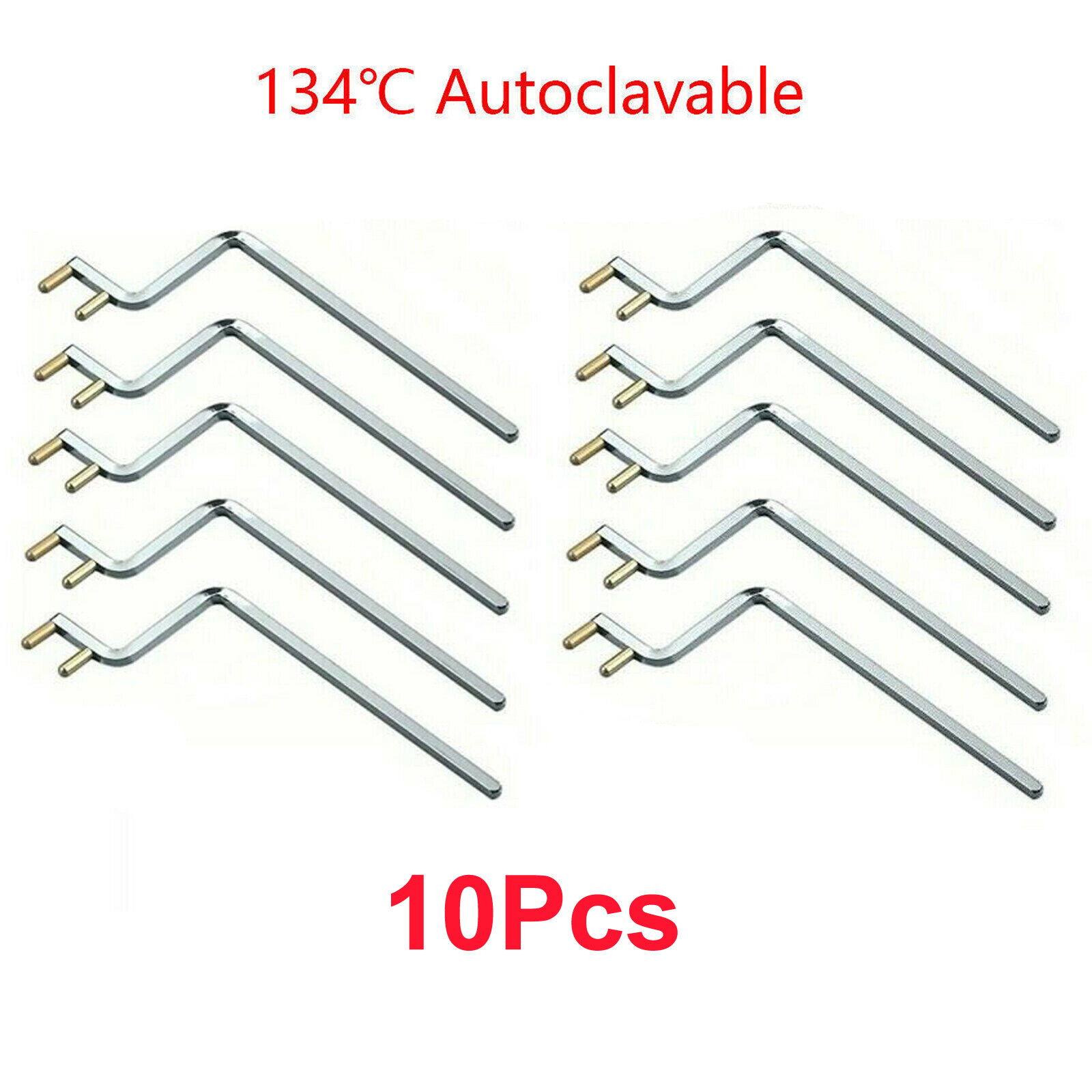 10 Pcs Dental XCP Posterior Metal Indicator Arm X-Ray Positioning Arm – Yellow